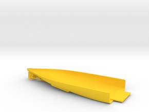 1/700 New York Class Hull Bottom Rear in Yellow Smooth Versatile Plastic
