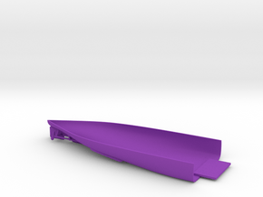 1/700 New York Class Hull Bottom Rear in Purple Smooth Versatile Plastic