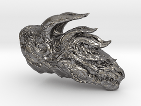 Dragon Head in Polished Nickel Steel