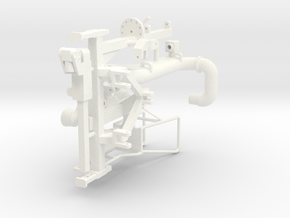 1/32 Slurry pump. Part 1/2 in White Processed Versatile Plastic