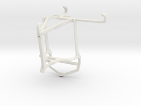 Controller mount for PS4 & Samsung Galaxy S23 - To in White Natural Versatile Plastic