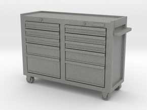 Rolling Tool Cabinet 01. 1:18 Scale  in Gray PA12