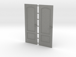 Doors 01. 1:18 Scale in Gray PA12