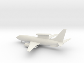 Boeing 737 AEW-C E-7 Wedgetail in White Natural Versatile Plastic: 1:350