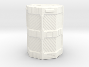Sci-fi Canister as a storage container in White Smooth Versatile Plastic