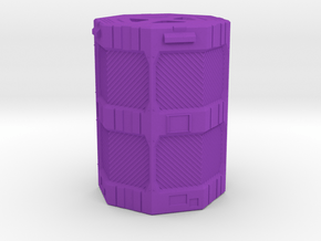 Sci-fi Canister as a storage container in Purple Smooth Versatile Plastic