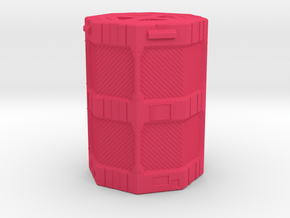 Sci-fi Canister as a storage container in Pink Smooth Versatile Plastic