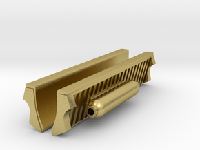 Metal Master Battery cover in Natural Brass