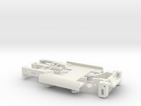 Wannenchassis Zwo.Null - Carrera 124 D124 Digital in White Natural Versatile Plastic