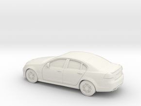 1/64  2007-09 Pontiac G8 Sedan Shell in White Natural Versatile Plastic