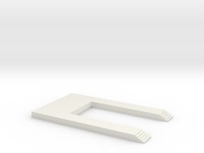 Keddie Platform Z scale in White Natural Versatile Plastic