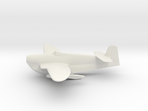 Blackburn B-44 (in flight) in White Natural Versatile Plastic: 1:64 - S