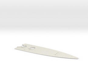 1/700 Tillman III Foredeck in White Natural Versatile Plastic