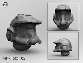mk-hola x5 in Tan Fine Detail Plastic