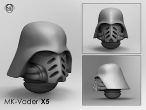 helmets mk_vader_x5 in Tan Fine Detail Plastic