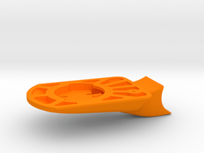 Wahoo Elemnt Bolt V2 Roval Alpinist Mount in Orange Smooth Versatile Plastic