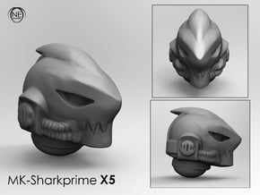 mk-sharkhelm-b x5 in Tan Fine Detail Plastic