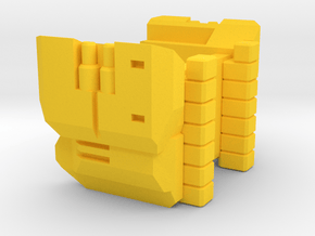 TF RID Omega Prime Torso Support in Yellow Smooth Versatile Plastic