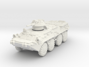 BTR-80 (late) 1/144 in White Natural Versatile Plastic