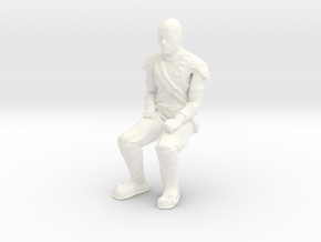 Star Trek - Chang Seated in White Processed Versatile Plastic