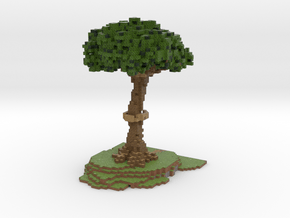 Minecraft Tree House in Natural Full Color Sandstone