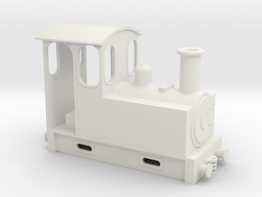 On18 tank loco link and pin in White Natural Versatile Plastic