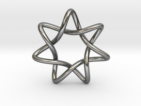 Septoil Knot in Polished Silver