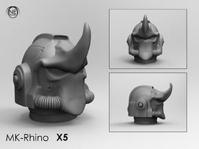 Marine mk-Rhino helmet x5 in Tan Fine Detail Plastic