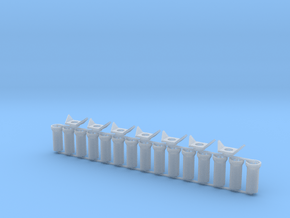 Concrete Pipes - 3x10 feet - Zscale in Smooth Fine Detail Plastic