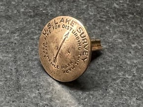 USLS Reference Mark in Natural Bronze