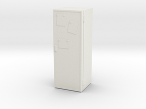 Refrigerator 28mm scale in White Natural Versatile Plastic