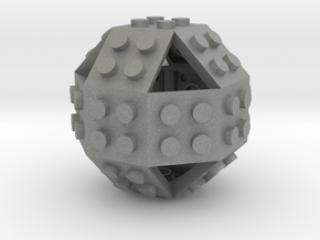 Gmtrx 2 x 2 Lawal Rhombicuboctahedron plate in Gray PA12