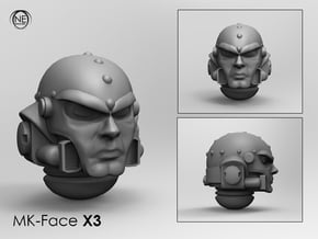 mk-face x3 in Tan Fine Detail Plastic