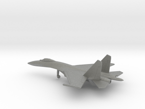 Sukhoi Su-27 Flanker in Gray PA12: 6mm
