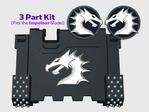 Black Dragons : Impala Branding Kit 1 in Tan Fine Detail Plastic