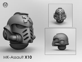 mkX Assault x10 in Tan Fine Detail Plastic