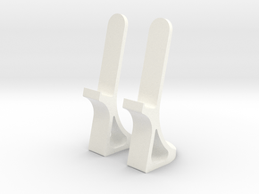Ultimate Phone Stand in White Smooth Versatile Plastic