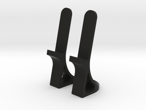 Ultimate Phone Stand in Black Smooth Versatile Plastic