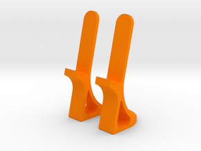 Ultimate Phone Stand in Orange Smooth Versatile Plastic