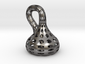 Klein Bottle Beer Opener 3 in Polished Nickel Steel