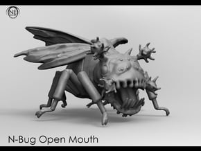 mutant beetle open mouth in White Premium Versatile Plastic