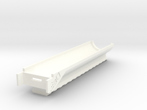 Bottom Picatinny Rail for SplatRBall SRB400 in White Smooth Versatile Plastic