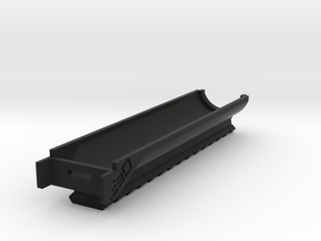 Bottom Picatinny Rail for SplatRBall SRB400 in Black Smooth Versatile Plastic