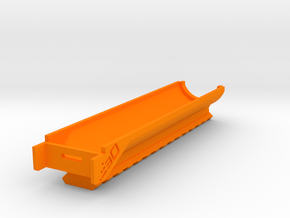Bottom Picatinny Rail for SplatRBall SRB400 in Orange Smooth Versatile Plastic