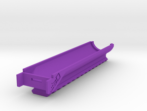 Bottom Picatinny Rail for SplatRBall SRB400 in Purple Smooth Versatile Plastic