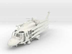 AW139 Helicopter Scale: 1:72 in White Natural TPE (SLS)