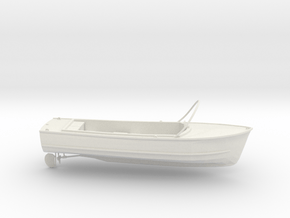 1/35 USS Sub Chaser Life Boat in White Natural Versatile Plastic