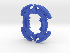 Bey Dranzer V2 Attack Ring (Cross Dranzer) in Blue Processed Versatile Plastic