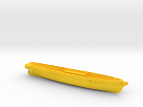 1/700 HMS Warrior Hull in Yellow Smooth Versatile Plastic