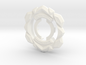 Clear Wheel - Araneus in White Processed Versatile Plastic